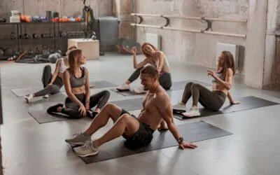 Health and fitness group coaching session