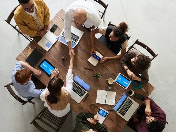 Organizational coaching team session